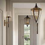 Подвесной светильник в форме фонаря чёрного цвета Black Lantern варинант исполнения - 3 | Loft Concept в Саратове