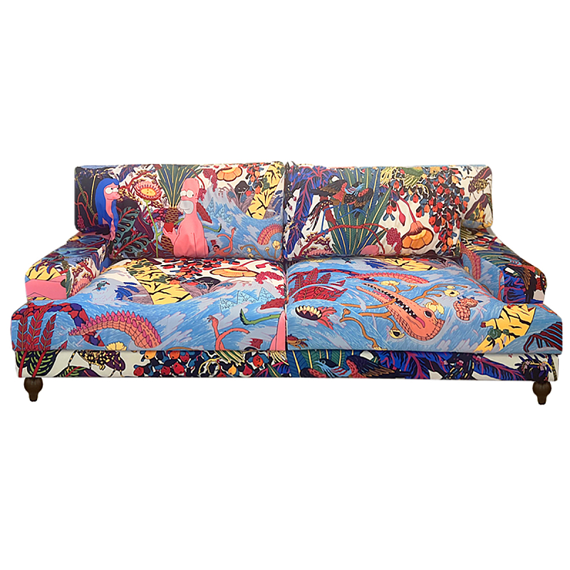 Премиальный Акцентный Диван Simpsons in Paradise Pop Art Sofa Мульти Премиальный Акцентный Диван Simpsons in Paradise Pop Art Sofa Мульти в Саратове | Loft Concept