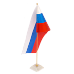 Флагшток на подставке из натурального камня Stone Flagpole варинант исполнения - 1 | Loft Concept в Саратове