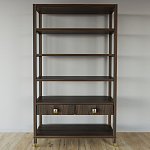 Стеллаж с двумя ящиками Elsa Dreams Walnut варинант исполнения - 4 | Loft Concept в Саратове