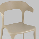 Бежевый стул из прочного PP-пластика JORIS варинант исполнения - 7 | Loft Concept в Саратове