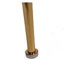 Стул велюровый хаки на золотистых металлических ножках Vendramin Chair варинант исполнения - 6 | Loft Concept в Саратове