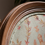 Барный стул из массива бука светло-зеленый с растительным орнаментом Raffael Angel Green Bar stool варинант исполнения - 4 | Loft Concept в Саратове