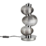 Настольная лампа с 3-мя рифлеными стеклянными шарами Marcelh Light варинант исполнения - 5 | Loft Concept в Саратове