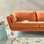 Приставной стол из керамики Manufacto Gray-green варинант исполнения - 5 | Loft Concept в Саратове