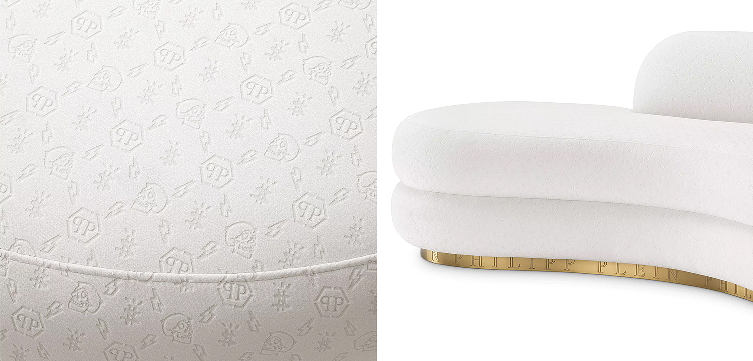 Диван белый Philipp Plein Sofa Icon Диван белый Philipp Plein Sofa Icon - Loft-Concept в Саратове