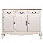 Буфет трехстворчатый с 3-мя ящиками в стиле прованс Interiors Romance варинант исполнения - 1 | Loft Concept в Саратове