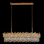 Люстра с декоративными элементами в виде крупных хрустальных цветов Palace Gardens варинант исполнения - 2 | Loft Concept в Саратове