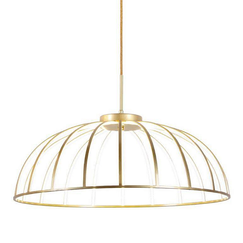 Подвесной светильник Brass Modern FRITURE VERTIGO PENDANT  Матовая латунь Белый в Саратове | Loft Concept 