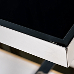 Столик журнальный квадратный с основанием в оттенках хром и золото Harmony Color and Shapes варинант исполнения - 2 | Loft Concept в Саратове