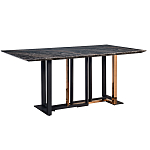 Стол обеденный со стальными ножками оригинальной формы Gourmet Meal варинант исполнения - 1 | Loft Concept в Саратове