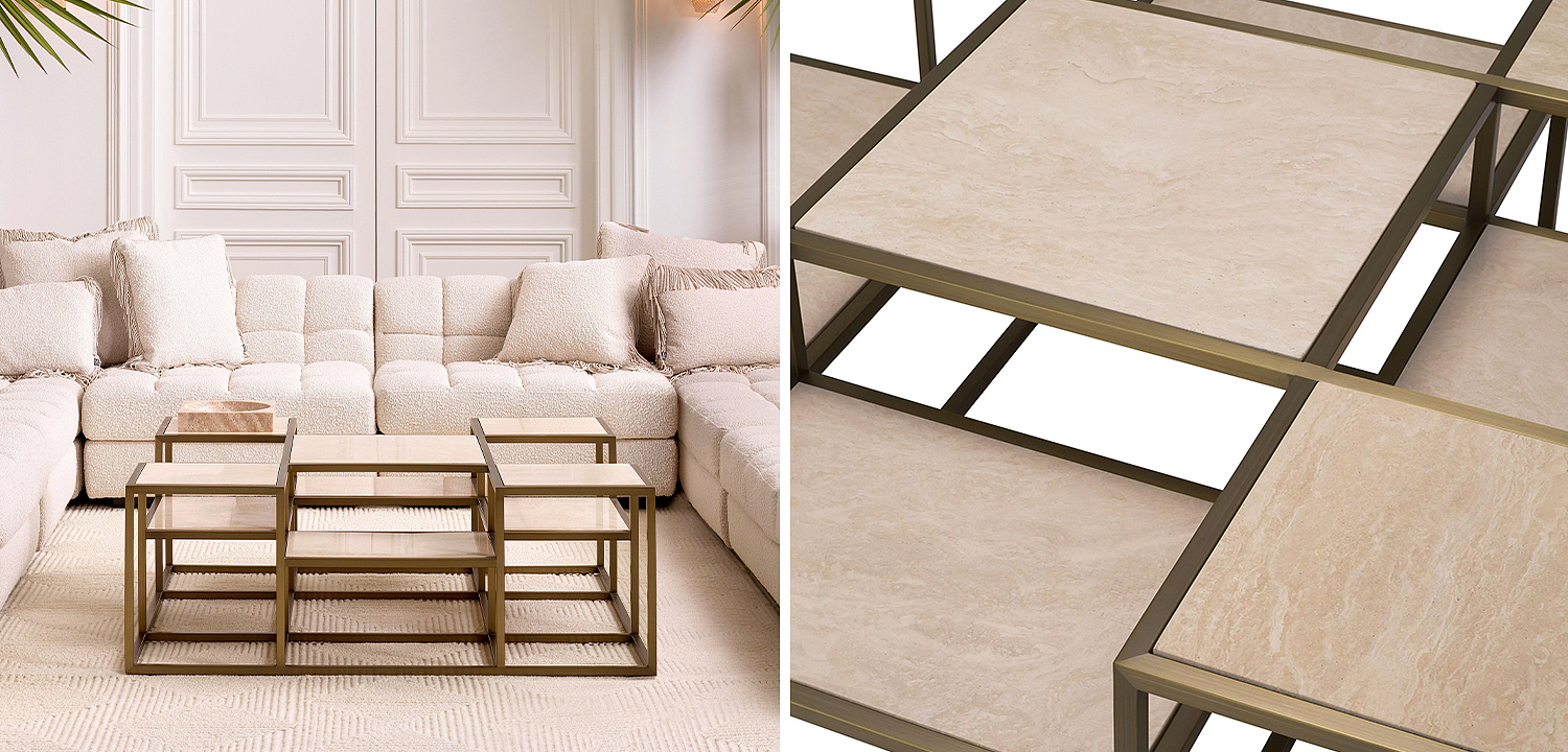 Кофейный стол Eichholtz Coffee Table Smythson Кофейный стол Eichholtz Coffee Table Smythson - Loft-Concept в Саратове