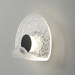 Бра из текстурированного прозрачного стекла с изогнутым краем Textured Glass  варинант исполнения - 2 | Loft Concept в Саратове