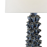 Настольная лампа с корпусом из цветков колокольчика Cascade of Blue Flowers варинант исполнения - 1 | Loft Concept в Саратове