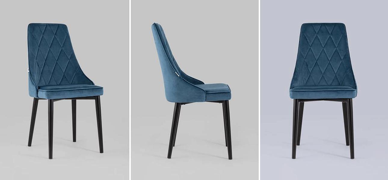 Стул Versailles Chair Синий Велюр Стул Versailles Chair Синий Велюр - Loft-Concept в Саратове