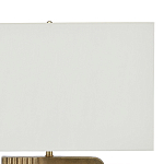 Настольная лампа с прямоугольным белым абажуром Skillful Face варинант исполнения - 2 | Loft Concept в Саратове