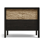 Тумба 2 ящика с подсветкой на рельефном фасаде Warm Industrial варинант исполнения - 1 | Loft Concept в Саратове