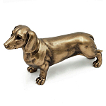 Статуэтка такса с реалистичными деталями и гладкой поверхностью Dachshund Style варинант исполнения - 1 | Loft Concept в Саратове