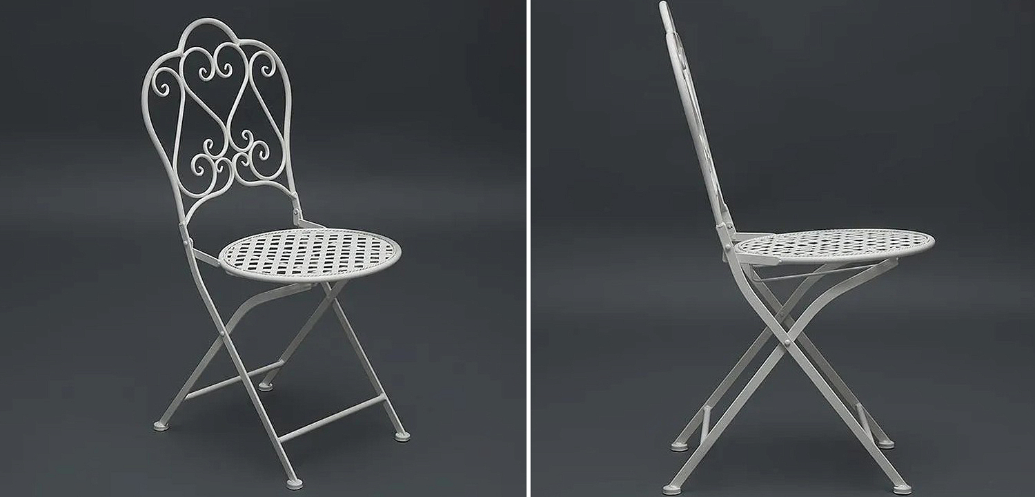 Стул Forged Patterns Love White Стул Forged Patterns Love White - Loft-Concept в Саратове