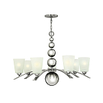 Люстра с матовыми конусными плафонами и декоративными элементами в форме шаров Hinkley варинант исполнения - 14 | Loft Concept в Саратове