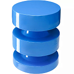 Столик приставной фигурный синий Curly Blue Table варинант исполнения - 1 | Loft Concept в Саратове