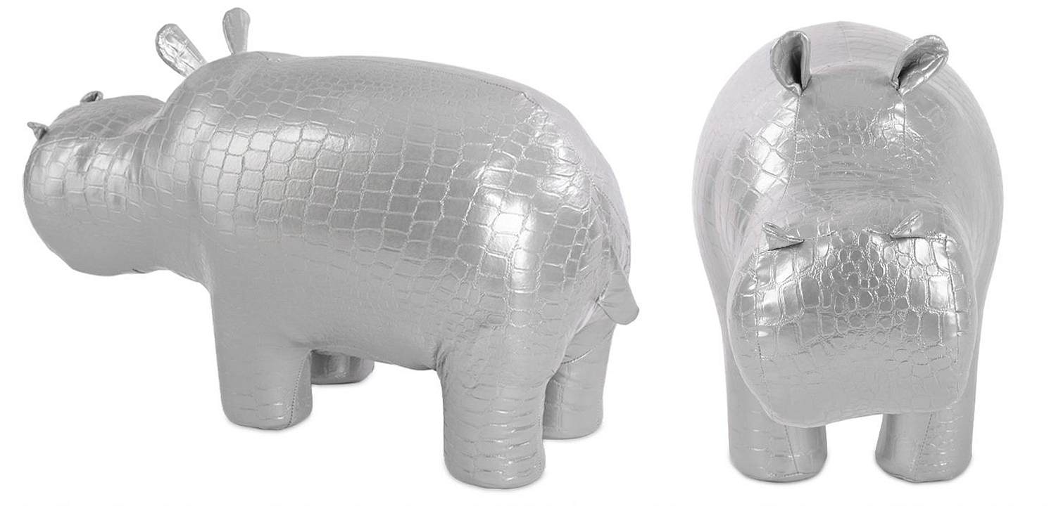 Пуф Бегемот Poof Hippo silver Пуф Бегемот Poof Hippo silver - Loft-Concept в Саратове