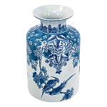 Ваза с мотивами цветущего сада с попугаями Vase Inspired by Nature варинант исполнения - 1 | Loft Concept в Саратове