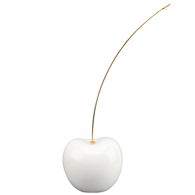 Декоративная статуэтка вишня Cherry White Statuette Белый Золотой Декоративная статуэтка вишня Cherry White Statuette Белый Золотой в Саратове | Loft Concept