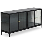 Сервант четырехдверный с рифленым стеклом The Keeper варинант исполнения - 1 | Loft Concept в Саратове