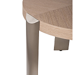 Столик журнальный круглый со светлым шпоном Light Veneer Table варинант исполнения - 6 | Loft Concept в Саратове