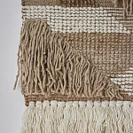 Панно из шерсти и хлопка с узором Beige Calista Cascade варинант исполнения - 7 | Loft Concept в Саратове