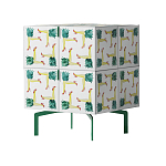 Тумба  с рисунком ShortT Pina Colada Green варинант исполнения - 3 | Loft Concept в Саратове