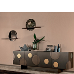 Дизайнерский комод с декором в виде круглых элементов на фасаде Matisse варинант исполнения - 4 | Loft Concept в Саратове