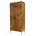 Распашной шкаф с фактурным фасадом Termite варинант исполнения - 2 | Loft Concept в Саратове