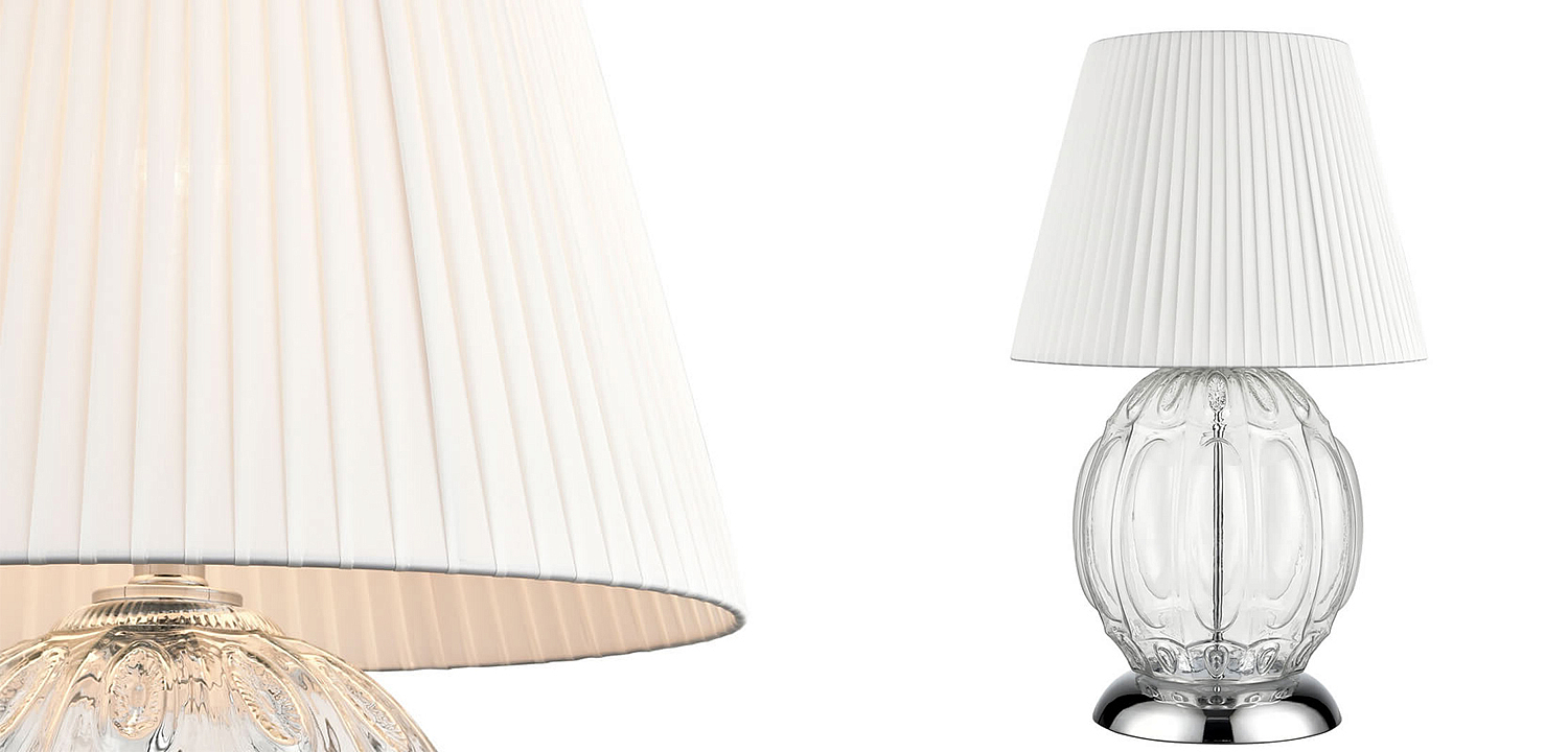 Настольная лампа Прозрачное Стекло Hailey Table Lamp Настольная лампа Прозрачное Стекло Hailey Table Lamp - Loft-Concept в Саратове