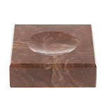 Подставка под шар квадратная из натурального камня Лемезит Natural Stone Sphere Stands варинант исполнения - 1 | Loft Concept в Саратове