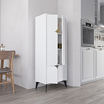 Комод белый с 4-мя дверцами на металлических ножках SPARK MULTIPURPOSE CABINET WHITE варинант исполнения - 7 | Loft Concept в Саратове