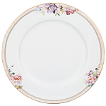 Сервиз столовый из фарфора белый с цветочным принтом на 6 персон 23 предмета Flower Porcelain Collection варинант исполнения - 3 | Loft Concept в Саратове