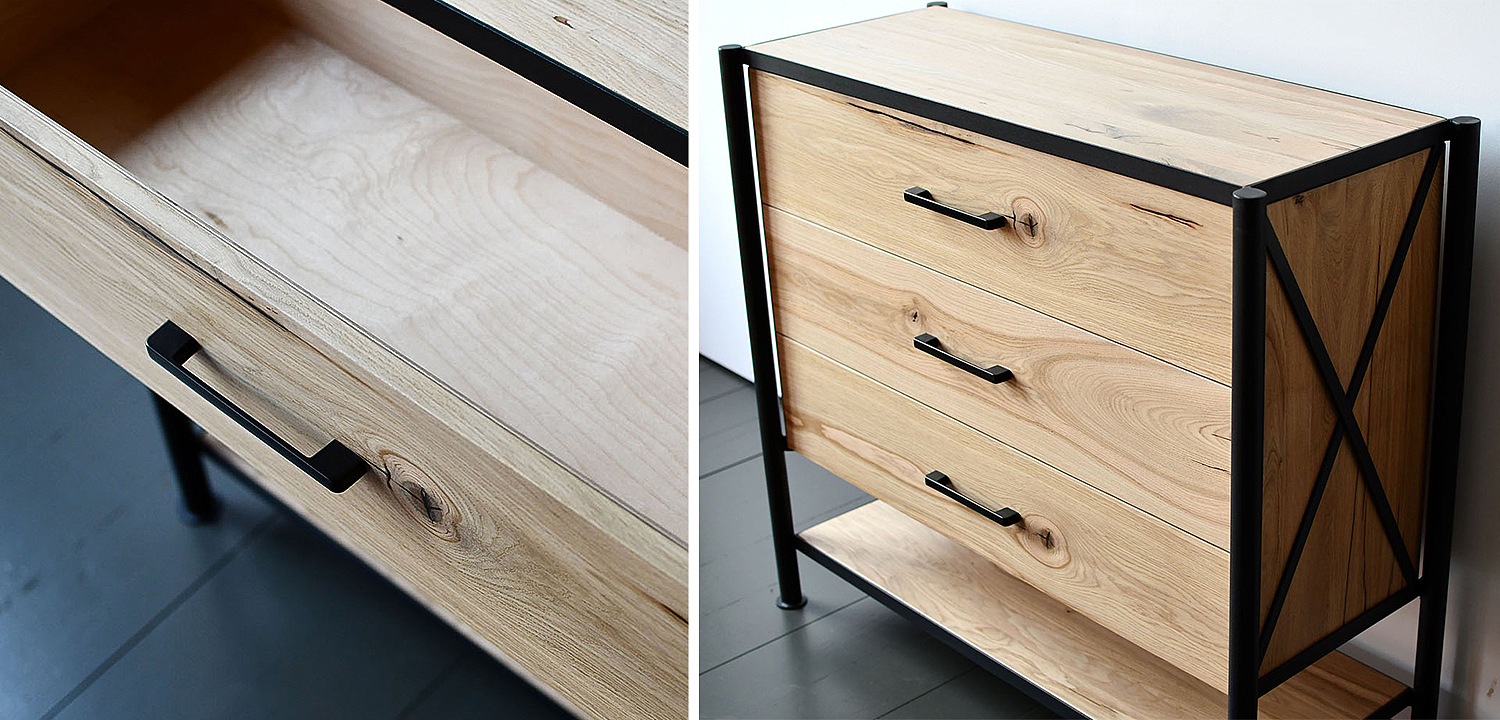 Комод в стиле лофт Terrence Industrial Metal Rust Chest of Drawers Комод в стиле лофт Terrence Industrial Metal Rust Chest of Drawers - Loft-Concept в Саратове