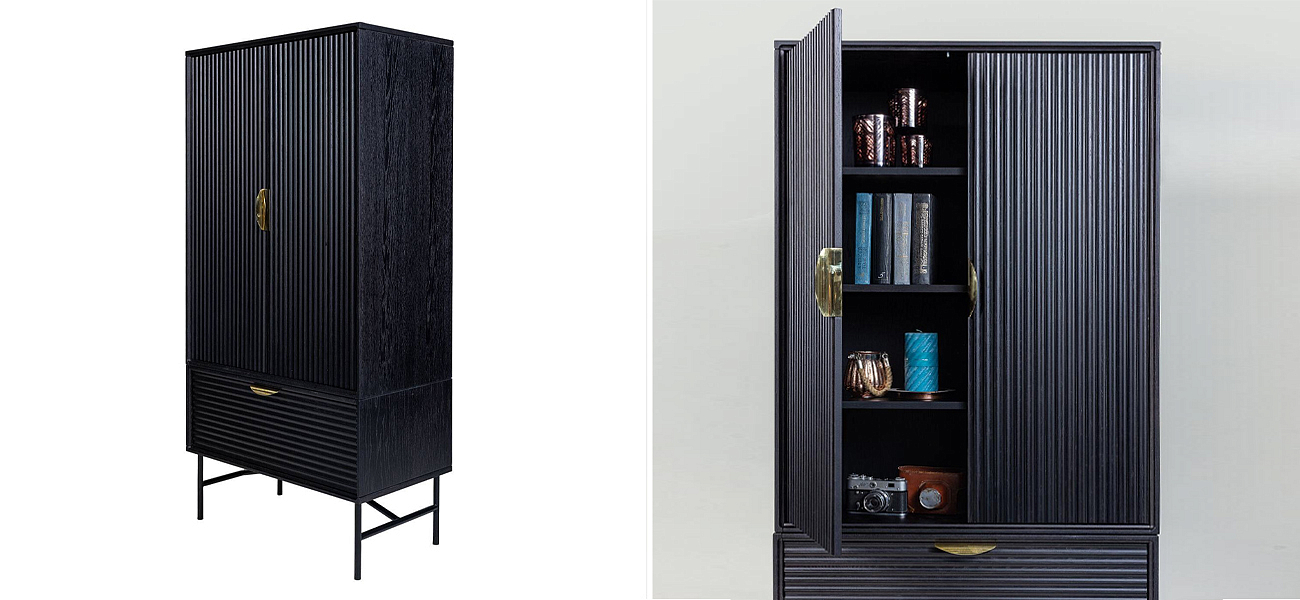 Шкаф Antique Order Черный Шкаф Antique Order Черный - Loft-Concept в Саратове