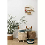 Корзина для хранения с ручками Interlacement Green  варинант исполнения - 6 | Loft Concept в Саратове