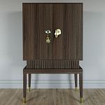 Кабинетный шкаф Elsa Dreams Walnut с 2-мя ящиками варинант исполнения - 3 | Loft Concept в Саратове