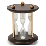 Часы круглые настольные Time Forward песочные варинант исполнения - 1 | Loft Concept в Саратове