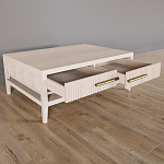 Кофейный стол Primo с двумя ящиками Светлый дуб варинант исполнения - 8 | Loft Concept в Саратове