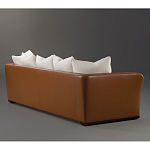 Элитарный современный диван Birmingham с кожаной спинкой варинант исполнения - 2 | Loft Concept в Саратове