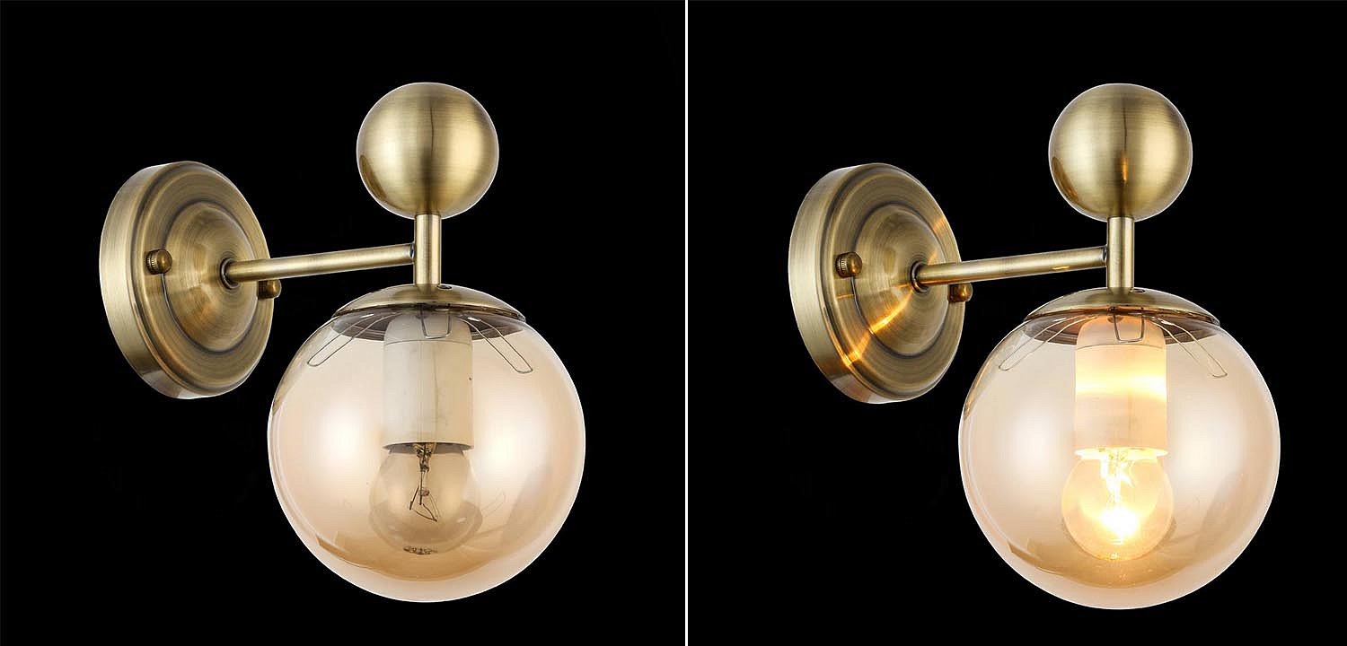 Бра Demian Bronze Wall Lamp Бра Demian Bronze Wall Lamp - Loft-Concept в Саратове