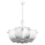Подвесной светильник с белым фигурным абажуром и мягкими волнистыми краями Cloud Motion  варинант исполнения - 15 | Loft Concept в Саратове