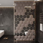 Гипсовая 3D панель с принтографией PM-30 варинант исполнения - 3 | Loft Concept в Саратове