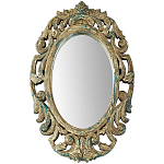 Настенное овальное зеркало Aina Mirror варинант исполнения - 1 | Loft Concept в Саратове