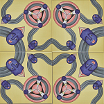 Плитка дизайнерская с узором Дива варинант исполнения - 2 | Loft Concept в Саратове